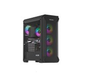 Počítačová skříň Genesis IRID 505 ARGB V2/Midi Tower/Transpar./Černá foto