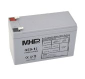 MHPower GE9-12 Gelový akumulátor 12V/9Ah, Faston F2 - 6,3mm, Deep Cycle foto