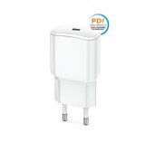 Rychlonabíječka do sítě Forever TC-01 PD 1x USB-C 20W bílá foto