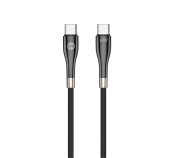 Datový kabel Forever USB-C/USB-C 1m 60W černý foto