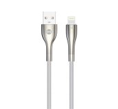 Kabel Forever Sleek USB/Lightning 1m 2,4A bílý foto