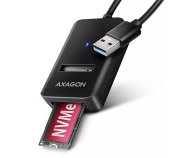 AXAGON ADM2-AM USB-A 10Gbps - M.2 NVMe & SATA SSD adaptér, kabel USB-A 10cm foto