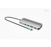 i-tec USB-C Metal Nano 3x Display Dock, 2x HDMI 1x USB-C video, Power Delivery 140W foto