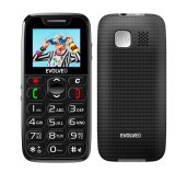 EVOLVEO EasyPhone, mobilní telefon pro seniory s nabíjecím stojánkem, černá foto