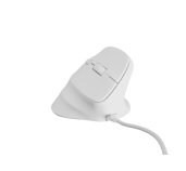 Vertikální myš Natec CRAKE 2 PRO, bílá foto