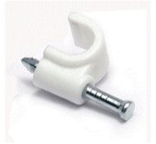 DATACOM Kabelová příchytka  (10mm) bílá 100ks foto