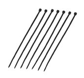 DATACOM Stahovací páska (3.6x200) černá 100ks foto