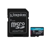Kingston Canvas Go Plus A2/Micro SDXC/256GB/UHS-I U3 / Class 10/+ Adaptér foto