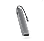 Epico 6v1 Slim Hub 8K s USB-C konektorem - šedá foto