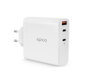 Epico 140W GaN síťová nabíječka - bílá foto