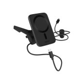 Epico Qi2 Mag+ ultra tenká autonabíječka - černá foto