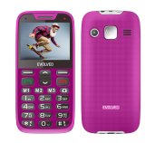EVOLVEO EasyPhone XR, mobilní telefon pro seniory s nabíjecím stojánkem, růžový foto