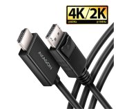 AXAGON RVD-HI20C2, DisplayPort -> HDMI 2.0b redukce / kabel 1.8m, 4K/60Hz foto