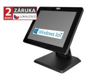VIRTUOS BPOS BP-1588, 15” LCD LED, 400 cd/m2, J6412, 8GB RAM, 256GB SSD, Win11 IoT, kapacitní, černý foto