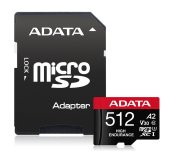 ADATA 512GB MicroSDXC UHS-I U3 V30S HIGH + adapter foto