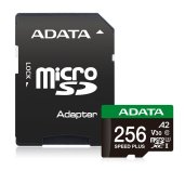 ADATA 256GB MicroSDXC UHS-I U3 V30 + adapter foto