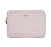 Guess PU 4G Triangle Logo Obal pro Notebook 14” Pink foto