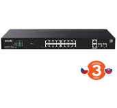 Tenda TEG2220P-16-250W Gigabit Websmart L2 Cloud PoE+ Switch 230W, 16x1Gb/s PoE+, 2xRJ45, 2xSFP,Rack foto