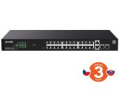 Tenda TEG2228P-24-410W Gigabit PoE+ Websmart L2 Cloud switch 370W, 24x 1Gb/s PoE+,2xRJ45,2xSFP, Rack foto