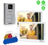 EVOLVEO DoorPhone 20-2W - 2 drátový videotelefon s aplikací pro dvě domácnosti a 32GB pamětí foto