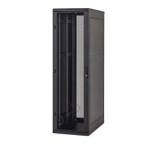 Stoj.rack 42U 600x800 černý, zadní kryt síto 80% foto