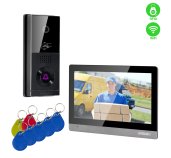 EVOLVEO DoorPhone AHD10, Sada domácího WiFi videotelefonu s ovládáním dveří a RFID, černo stříbrný 1 foto