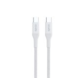Epico Braided PD Cable 1,2m USB-C to USB-C - bílá foto