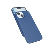 Epico Mag+ kožený kryt iPhone 15 - modrá foto