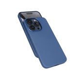 Epico Mag+ kožený kryt iPhone 15 Pro Max - modrá foto