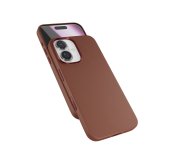 Epico Mag+ kožený kryt iPhone 16 - hnědá foto