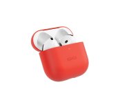 Epico silikonové pouzdro pro AirPods 4  - červená foto