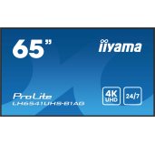 65” iiyama LH6541UHS-B1AG:VA,4K UHD,24/7 foto