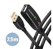 AXAGON ADR-207, USB 2.0 A-M -> A-F aktivní prodlužovací / repeater kabel, 7.5m foto