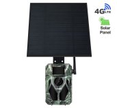 EVOLVEO StrongVision Solar 4G, fotopast se 4G, Aplikací a solárním panelem foto