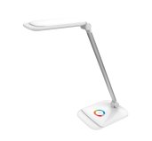 Platinet stolní LED lampa 18W stmívatelná, dotykové ovládání, USB port, bílá foto
