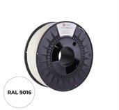 Filament C-TECH PREMIUM LINE, TPU 90A, flexibilní, dopravní bílá, RAL9003, 1,75mm, 1kg foto