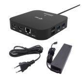 i-tec USB-C Dual HDMI Docking Station with Power Delivery 100W + i-tec Universal Charger 100W foto