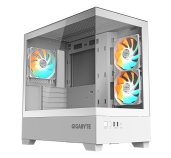 GIGABYTE C201 PANORAMIC ICE/Midi Tower/Transpar./Bílá foto