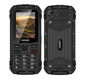 EVOLVEO StrongPhone Q1, vodotěsný odolný Dual SIM telefon, černý foto