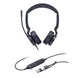 Yealink UH44 Dual Teams USB-C/A, drátová náhlavní foto