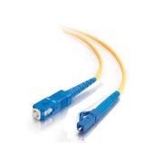 Optický patchkabel SIMPLEX, LC/UPC-SC/UPC 9/125um SM, 2m, OS2 foto