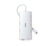 D-Link 10-in-1 USB-C Hub with HDMI x2 / USB-C x2, USB A x2 / Ethernet/Card Reader/Power Delivery foto