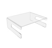 Podstavec pod monitor DESQ s výřezem na klávesnici foto