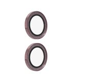 ZAGG Ochranná čočka Premium pro Apple iPhone 17/16/16+ - růžová třpytka foto