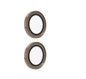 ZAGG Ochranná čočka Premium pro Apple iPhone 17/16/16+ - zlatá třpytka foto