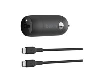 Belkin Car Charger 30W With PPS W/PVC,C-C,1M Blk foto