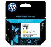 HP no 711 - žlutá ink. kazeta - 3 pack, CZ136A foto