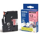 TZE-B31, signální oranžová/černá, 12mm foto