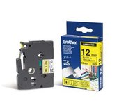 TZE-631,  žlutá/černá, 12mm foto