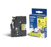 TZE-611,  žlutá/černá, 6mm foto